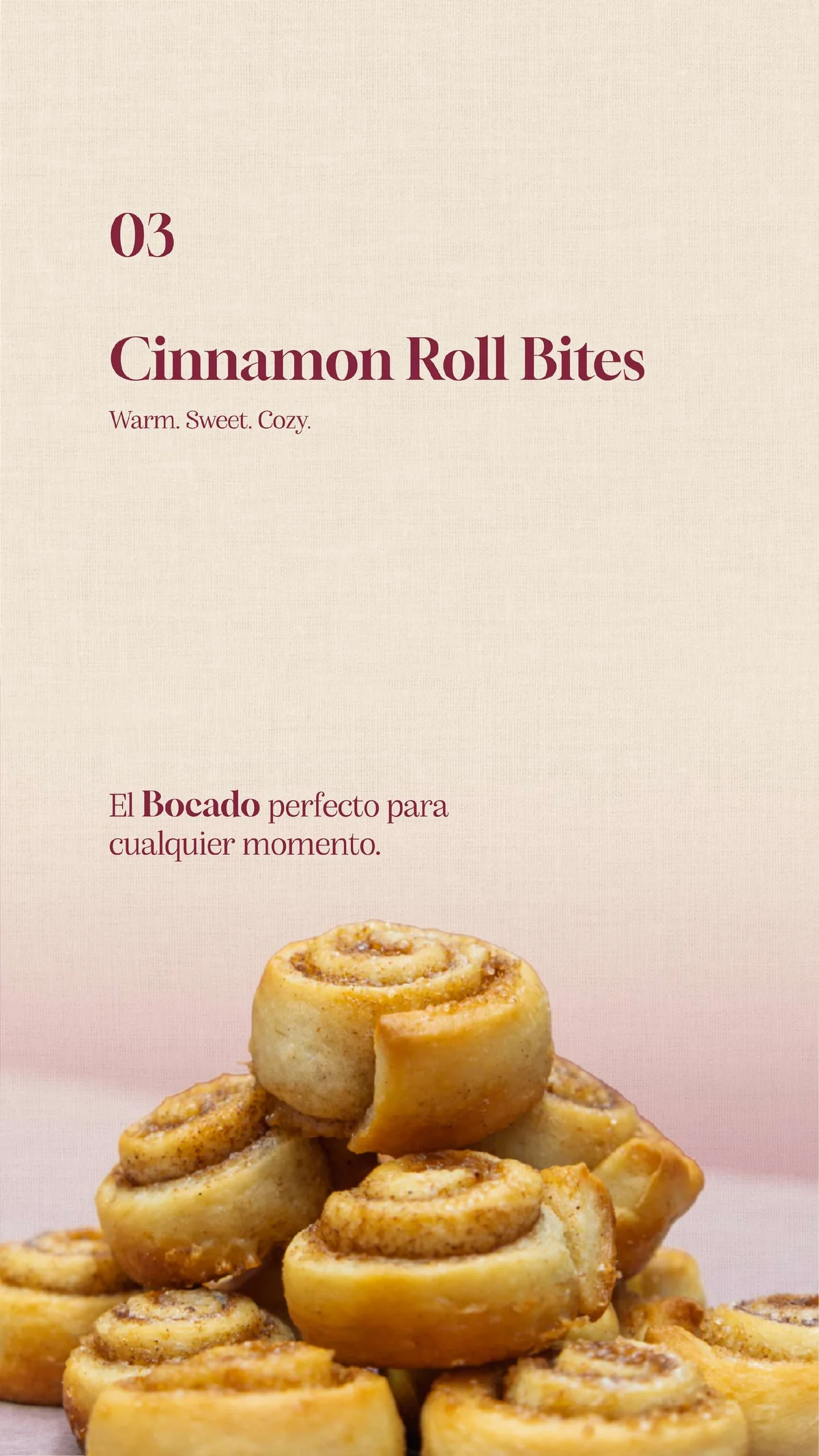 Cinnamon Roll Bites
