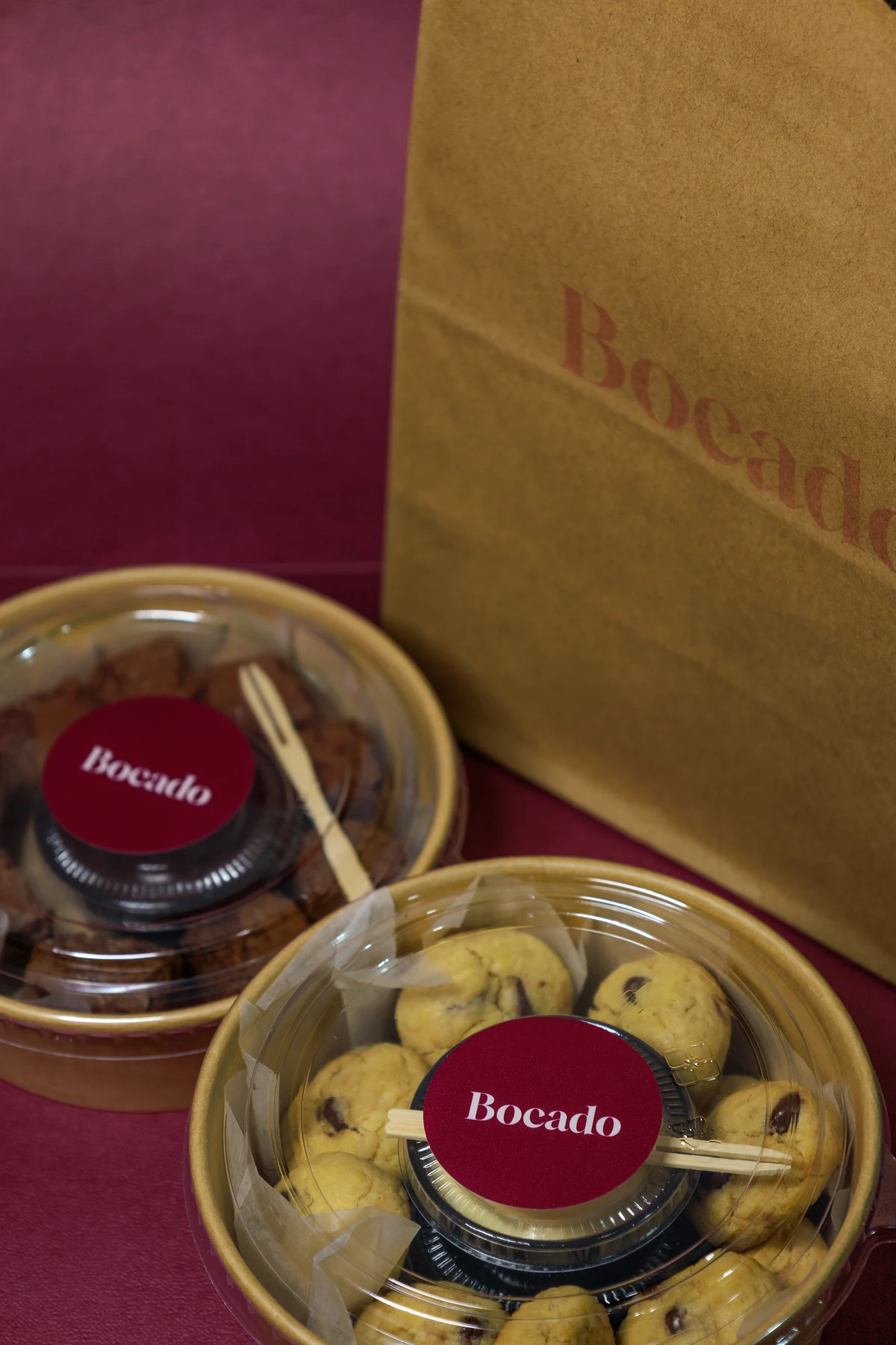 Detalle de bowls Bocado listos para entregar